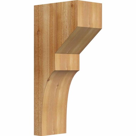 Ekena Millwork Monterey Rough Sawn Corbel, Western Red Cedar, 6"W x 10"D x 22"H COR06X10X22MON00RWR